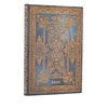 KNYGA paperblanks 2026 Mėlyna Luxe (Luxe Design) Mini 12-month Verso Hardcover Flexi Dayplanner 2026 (Elastic Band Closure)