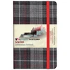 KNYGA POCKET 9CM x 14CM Waverley S.T. (M): Castle Pilkas Pocket Genuine Tartan Cloth Commonplace Notebook