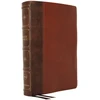 KNYGA Thomas Thomas Nelson NKJV, Large Print Verse-by-Verse Reference Bible, Maclaren Series, Leathersoft, Brown, Comfort Print