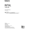 KNYGA Trinity College London Violin Exam Pieces From 2020: Initial (part only)