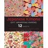 KNYGA Tuttle Tuttle Publishing Japanese Kimono Gift Wrapping Papers - 12 Sheets