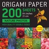 KNYGA Tuttle Tuttle Publishing Origami Paper 200 sheets Nature Photos 8 1/4" (21 cm)