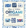 KNYGA Tuttle Tuttle Studio Mėlyna & Baltas Origami Stationery Kit
