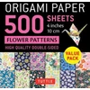 KNYGA Tuttle Tuttle Studio Origami Paper 500 sheets Flower Patterns 4" (10 cm)