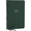 KNYGA Zondervan NKJV, Single-Column Reference Bible, Verse-by-verse, Žalias Leathersoft, Raudona Letter, Comfort Print