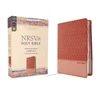 KNYGA Zondervan NRSVue, Holy Bible, Compact, Leathersoft, Peach, Comfort Print