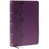 KNYGA Zondervan Publishing KJV Holy Bible: Large Print Single-Column with 43,000 End-of-Verse Cross References, Violetinė Leathersoft, Personal Size, Raudona Letter, Comfort Print: King James Version