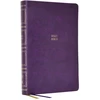 KNYGA Zondervan Publishing KJV Holy Bible: Paragraph-style Large Print Thinline with 43,000 Cross References, Violetinė Leathersoft, Raudona Letter, Comfort Print: King James Version