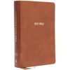 KNYGA Zondervan Publishing NKJV, Foundation Study Bible, Large Print, Leathersoft, Brown, Raudona Letter, Comfort Print