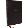 KNYGA Zondervan Publishing NKJV Holy Bible, Super Giant Print Reference Bible, Brown Bonded Leather, 43,000 Cross References, Raudona Letter, Thumb Indexed, Comfort Print: New King James Version