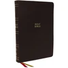 KNYGA Zondervan Publishing NKJV Holy Bible, Super Giant Print Reference Bible, Brown Bonded Leather, 43,000 Cross References, Raudona Letter, Comfort Print: New King James Version