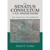 KNYGA Alison E Cooley Senatus Consultum de Cn. Pisone Patre