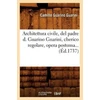 KNYGA Bookshop Architettura Civile, del Padre D. Guarino Guarini, Cherico Regolare, Opera Postuma (Ed.1737)