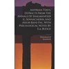 KNYGA Bookshop Assyrian Texts, Extracts From The Annals Of Shalmaneser Ii., Sennacherib, And Assur-bani-pal, With Philological Notes By E.a. Budge