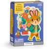 KNYGA Bookshop Bunny Bouquet 48 Piece Scratch &amp; Sniff Shaped Mini Puzzle