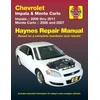 KNYGA Bookshop Chevrolet Impala (2006-2011) &amp; Monte Carlo (2006-2007) Haynes Repair Manual (USA)