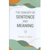 KNYGA Bookshop Concept of Sentence and Meaning