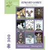 KNYGA Bookshop Edward Gorey Dancing Cats 300-Piece Jigsaw Puzzle