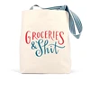 KNYGA Bookshop Em &amp; Friends Groceries &amp; Shit Tote Bag