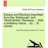 KNYGA Bookshop Essays and Reviews [reprinted from the "Edinburgh" and "North British" Reviews] ... With a prefatory notice ... by ... B. Jowett.