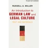 KNYGA Bookshop Introduction to German Law and Legal Culture