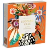 KNYGA Bookshop Kitty McCall Leopard Vase 144 Piece Wood Puzzle
