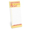 KNYGA Bookshop Knock Knock Groceries and Shit Make-a-List Pads
