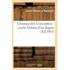 KNYGA Bookshop L'Immaculee Conception: Courte Histoire d'Un Dogme