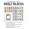 KNYGA Bookshop Periodic Table of Quilt Blocks Poster