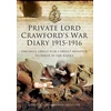 KNYGA Bookshop Private Lord Crawford's Great War Diaries: From Medical Orderly to Cabinet Minister