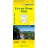 KNYGA Bookshop Puy-de-Dome Allier - Michelin Local Map 326