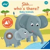 KNYGA Bookshop Ravensburger Play+ Infant &amp; Toddler - Shhh…Who's there? Baby Animals My First Seek and Find Sound Book
