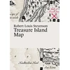KNYGA Bookshop Robert Louis Stevenson, Treasure Island Map