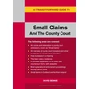 KNYGA Bookshop Straightforward Guide to Small Claims and the County Court