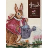 KNYGA Bookshop Thread Painting: Bunnies in My Garden