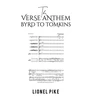 KNYGA Bookshop Verse Anthem: Byrd To Tomkins