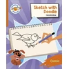 KNYGA Clare Bristow Reading Planet: Rocket Phonics – Target Practice - Sketch with Doodle - Oranžinis