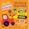 KNYGA Edward Miller First Fun Sticker Painting: Trucks &amp; Tractors, 12 Colorful Scenes to Create