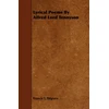 KNYGA Francis T Palgrave Lyrical Poems By Alfred Lord Tennyson