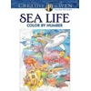 KNYGA George Toufexis Creative Haven Sea Life Color by Number Coloring Book