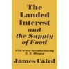 KNYGA James Caird Landed Interest and the Supply of Food