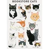 KNYGA Jane Mount Bibliophile Flexi Journal: Bookstore Cats
