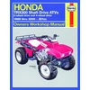 KNYGA John Haynes Honda TRX300 Shaft Drive ATVs (88 - 00) Haynes Repair Manual