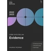 KNYGA Jonathan Mcgahan Core Statutes on Evidence 2022-23