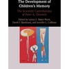 KNYGA Lynne E. Baker-Ward Development of Children's Memory