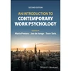KNYGA Maria C. W. Peeters Introduction to Contemporary Work Psychology