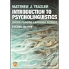 KNYGA Matthew J Traxler Introduction to Psycholinguistics