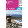 KNYGA Ordnance Survey Gairloch &amp; Ullapool, Loch Maree