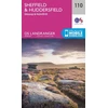 KNYGA Ordnance Survey Sheffield &amp; Huddersfield, Glossop &amp; Holmfirth