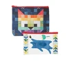 KNYGA P Morgan Patchwork Cats Eco Pouch Set